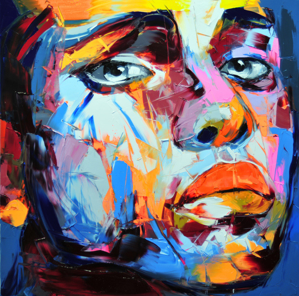 Francoise Nielly Portrait Palette Painting Expression Face001